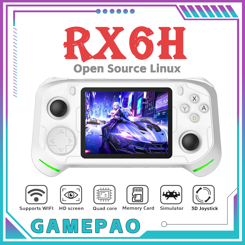 Gaming Console Android - Open Source RX6H Retro Handheld Video