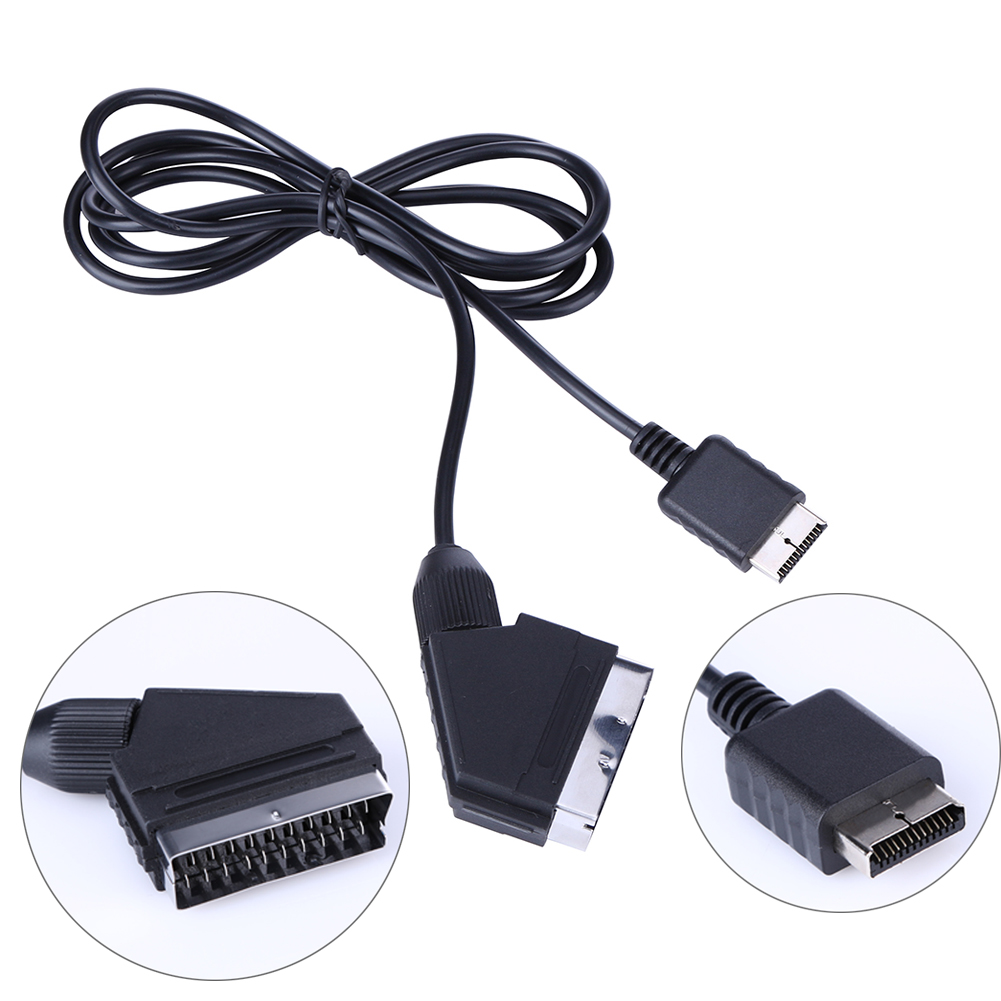 Gaming Console Ps3 - 1.8M RGB Scart Cable For PS1