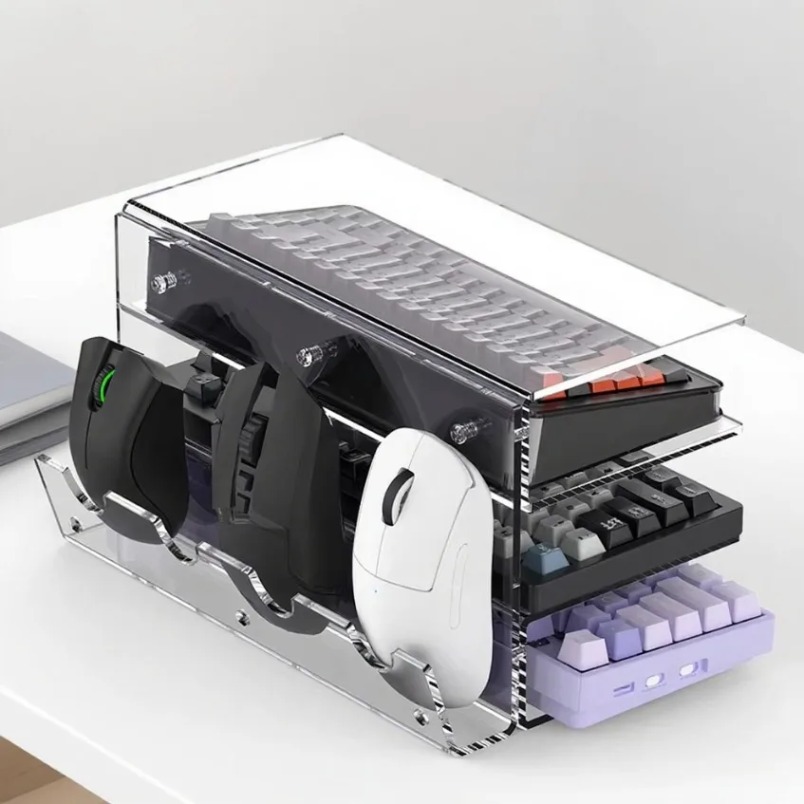 Gaming Console With Keyboard - Keyboard Stand 3 Tier Acrylic Storage