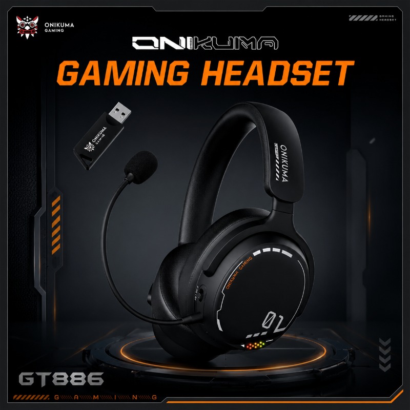 Gaming Console Apple - ONIKUMA GT886 Gaming Headset Wireless Bluetooth