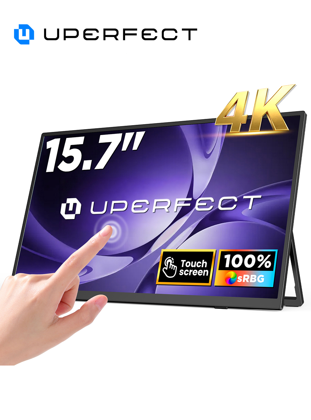 Gaming Console X80 - UPERFECT 4K Portable Monitor Touchscreen 15.7”