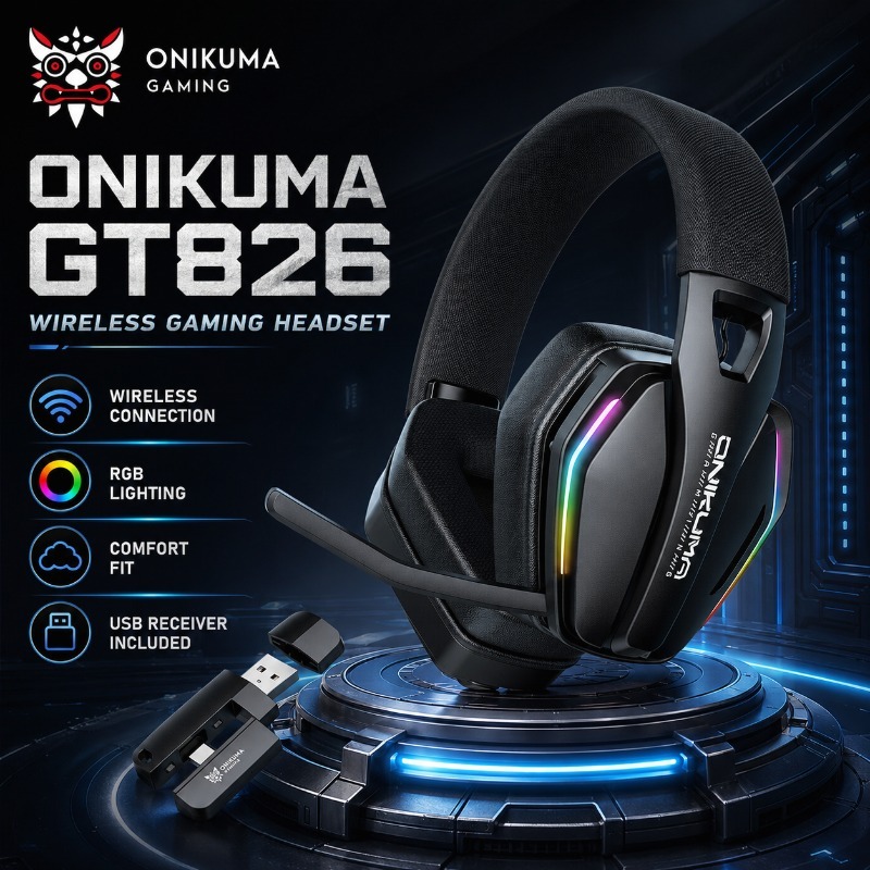 Gaming Console Apple - ONIKUMA GT826 Wireless Gaming Headset Bluetooth