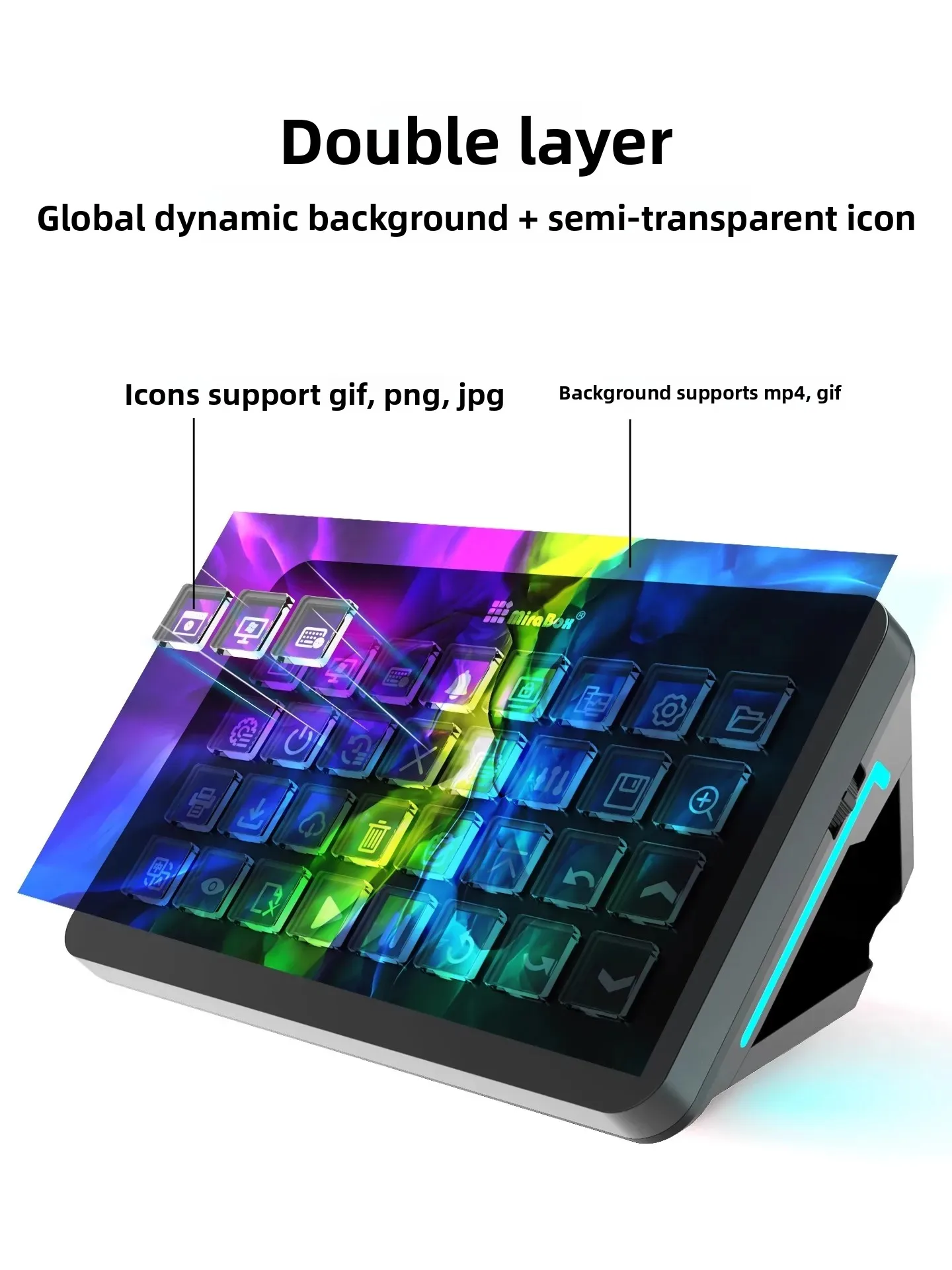Mirabox XL Stream Deck Macro K - огляд і ціна Gaming Console With Keyboard