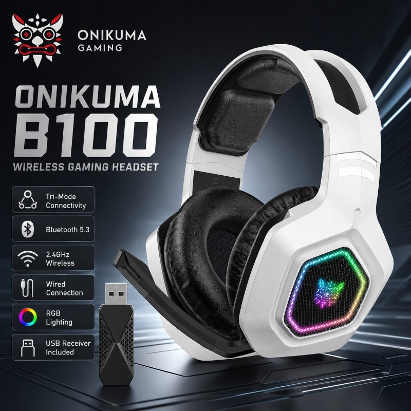 ONIKUMA B100 Wireless Gaming H - огляд і ціна Gaming Console Apple