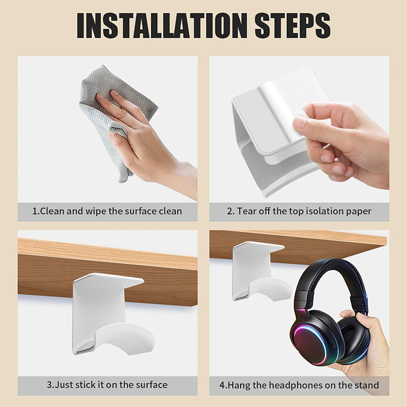 Universal Headphone Stand Adhe - огляд і ціна Headset Gaming Console
