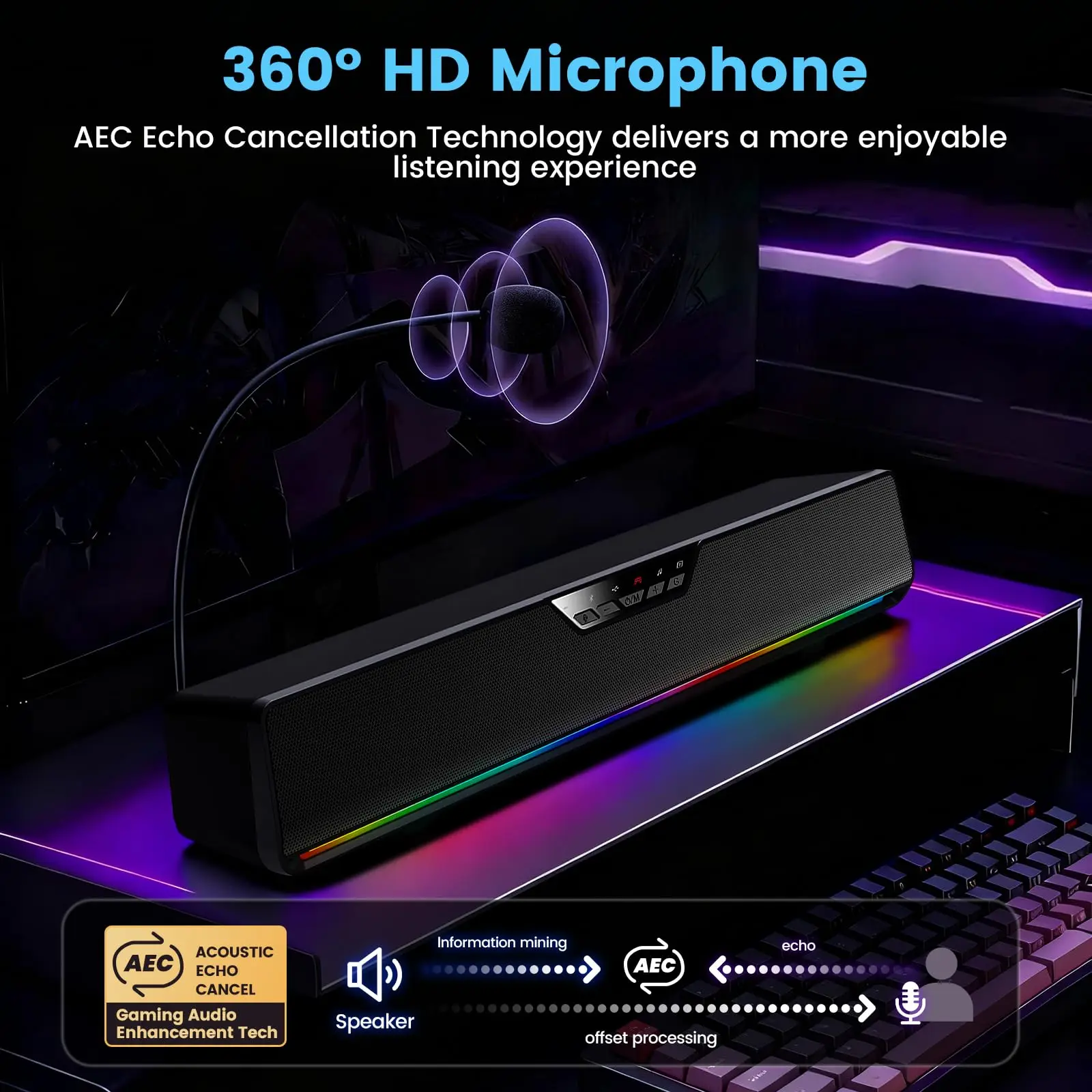 GS6 Pro 7.1 Gaming Speaker Bar - огляд і ціна Gaming Console Apple
