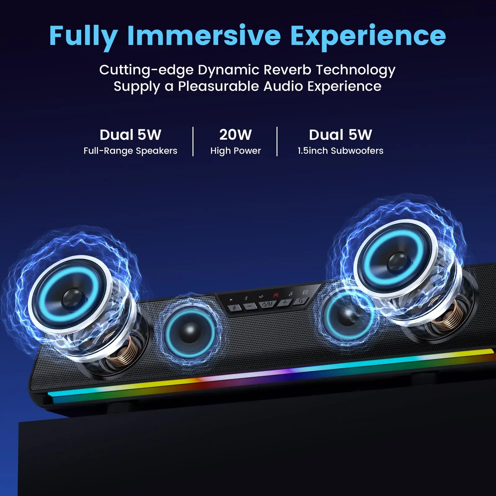 GS6 Pro 7.1 Gaming Speaker Bar - огляд і ціна Gaming Console Apple