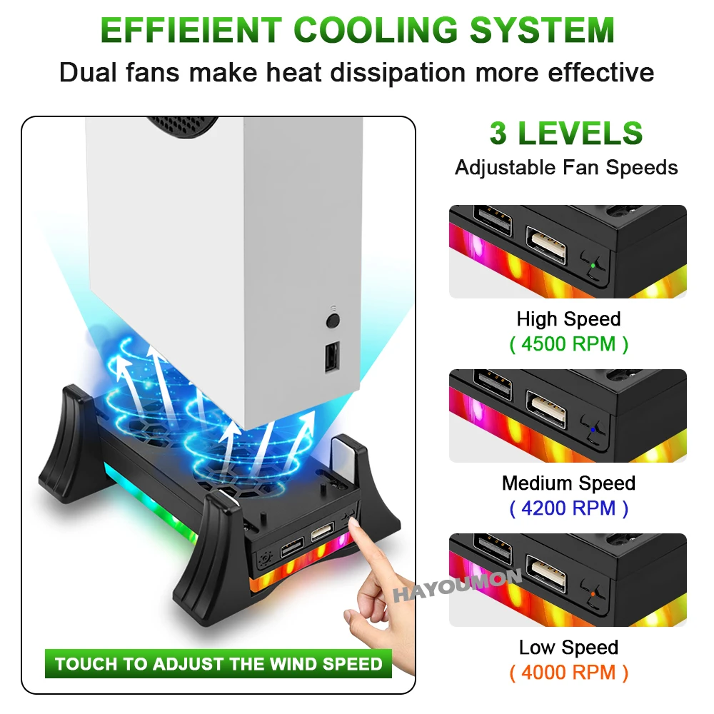White Game Console Holder Cool - огляд і ціна Console Cooling Fan