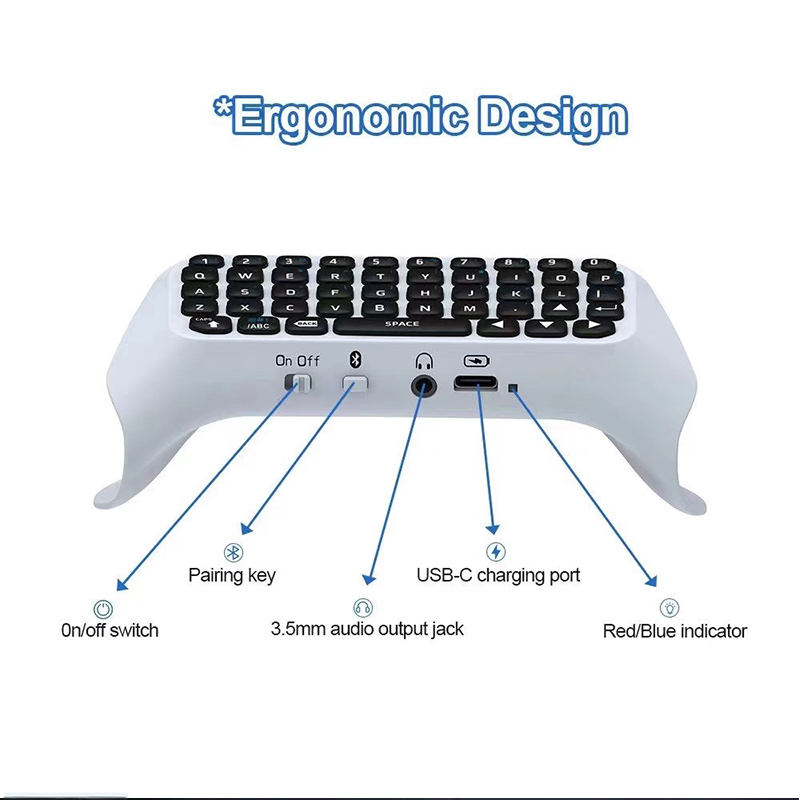 Wireless Bluetooth Keyboard Fo - огляд і ціна Gaming Console With Keyboard