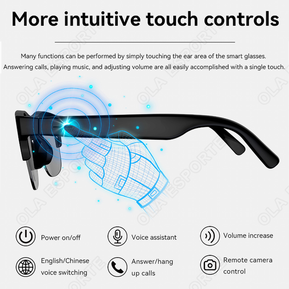 NEW Smart Glasses V5.3 Bluetoo - огляд і ціна Headset Gaming Console