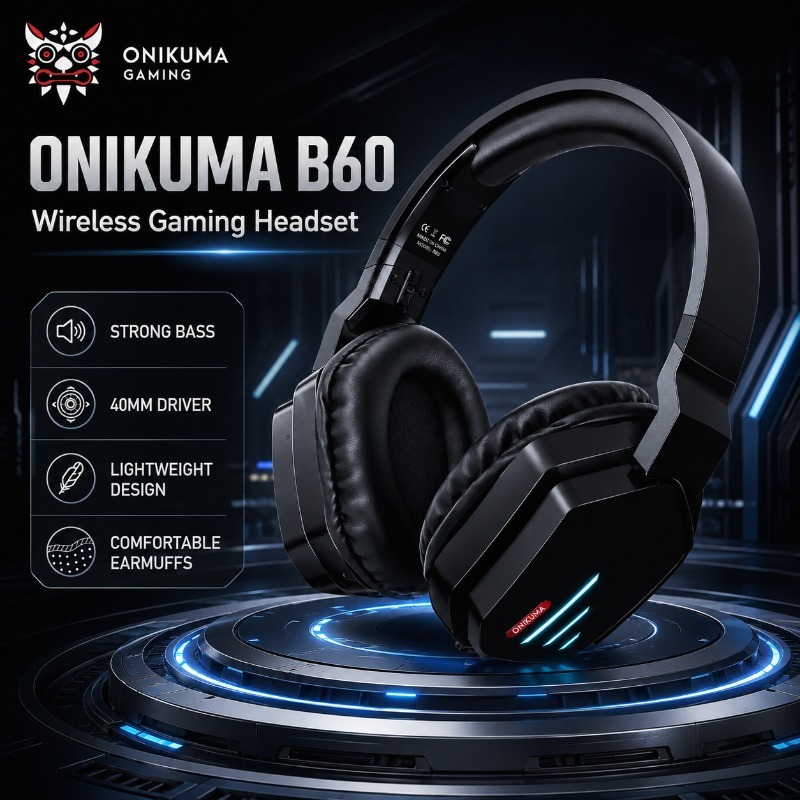 ONIKUMA B60 Wireless Gaming St - огляд і ціна Gaming Console Apple