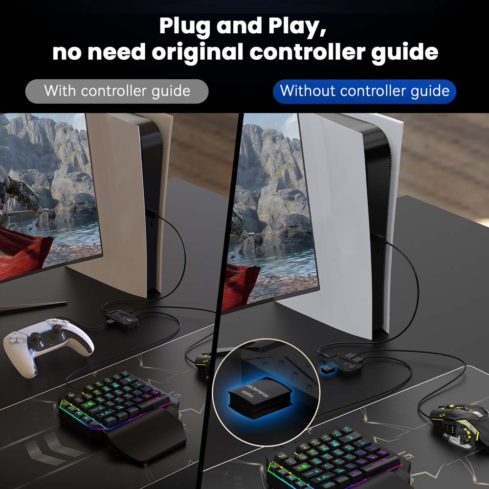for PS5 Gaming Keyboard Mouse  - огляд і ціна Gaming Console With Keyboard