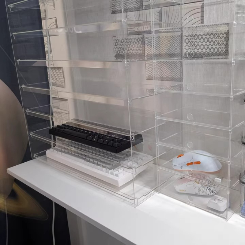 Premium Clear Acrylic Dustproo - огляд і ціна Gaming Console With Keyboard
