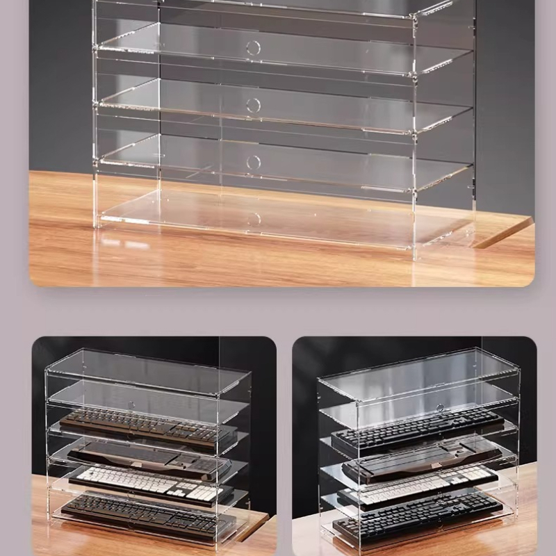 Premium Clear Acrylic Dustproo - огляд і ціна Gaming Console With Keyboard