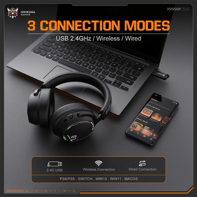 ONIKUMA GT886 Gaming Headset W - огляд і ціна Gaming Console Apple