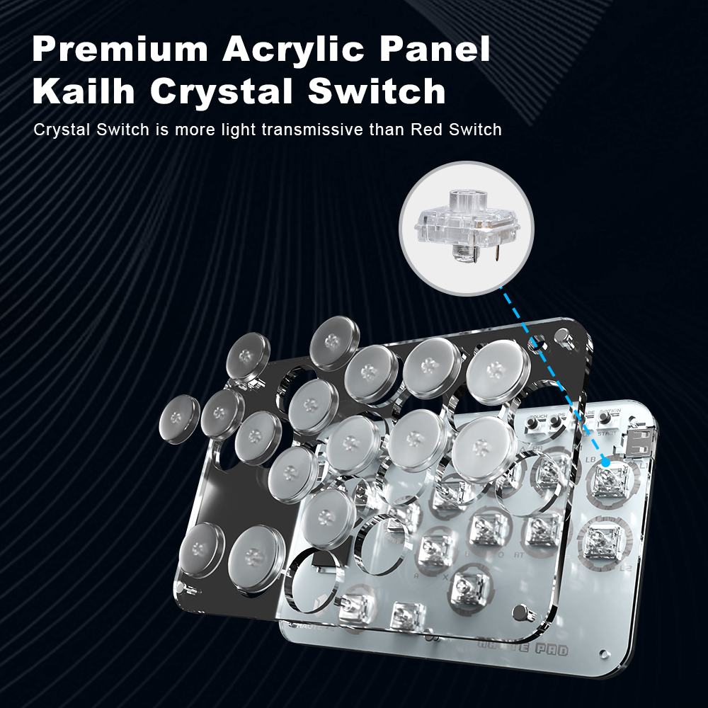 Haute42 Arcade Joystick Hitbox - огляд і ціна Gaming Console With Keyboard