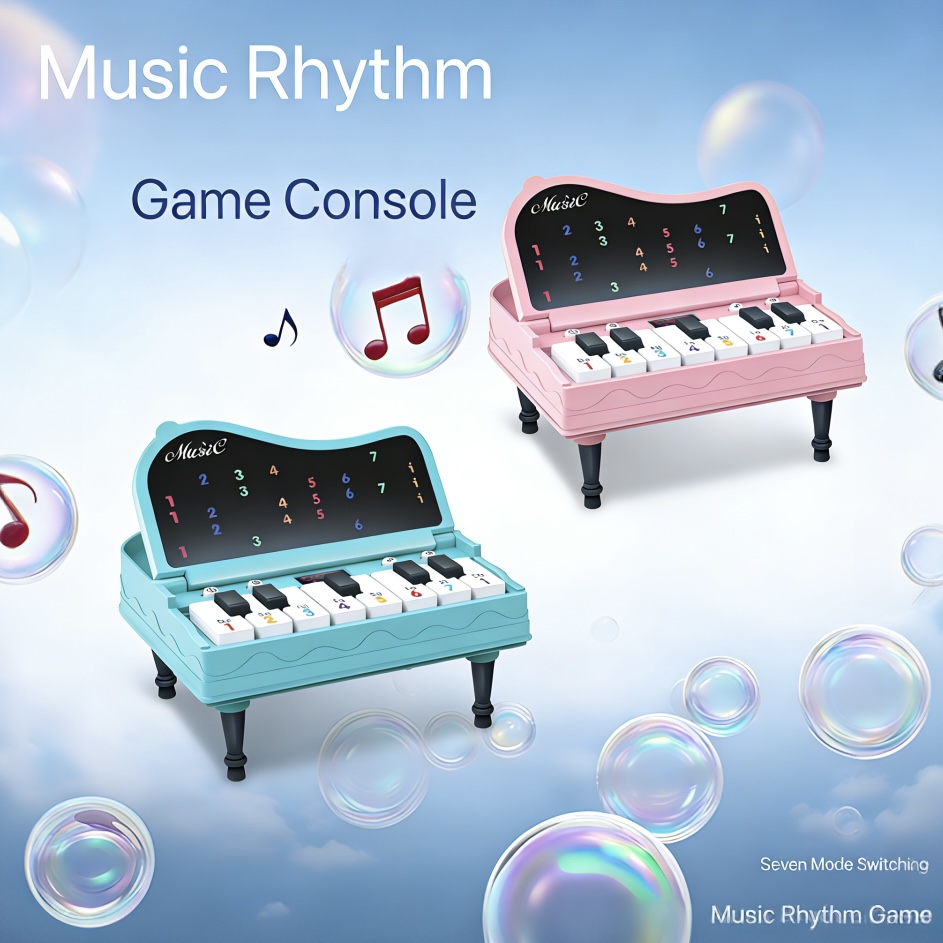 A Handheld Mini Desktop Piano  - огляд і ціна Gaming Console With Keyboard