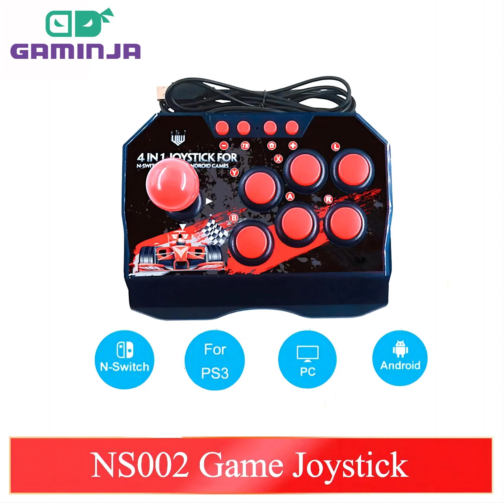 GAMINJA NS002 4 In 1 Retro Arc - огляд і ціна Gaming Console Android