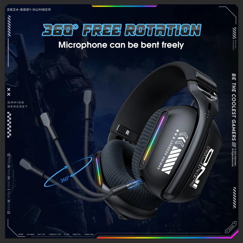 ONIKUMA GT808 Gaming Headset W - огляд і ціна Gaming Console Apple