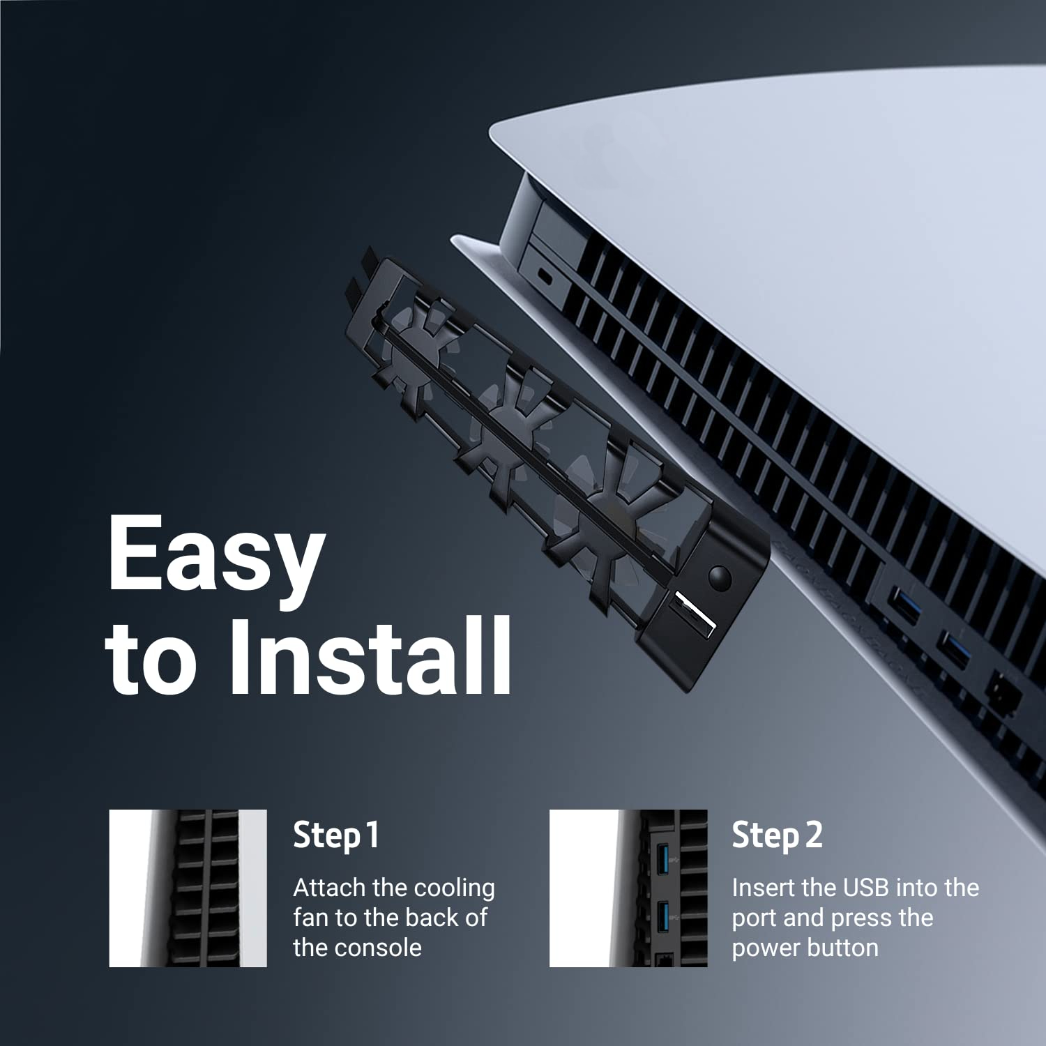 Cooling Fan for PlayStation 5  - огляд і ціна Console Cooling Fan
